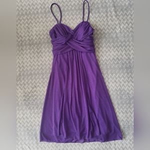 Super sparkly purple dress
